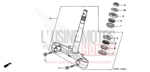 TIGE DE DIRECTION SH1504 de 2004